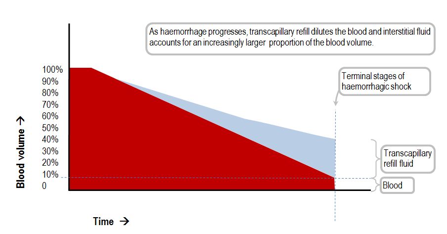 graph of transcapillary refill