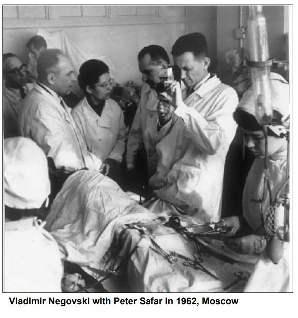 Vladimir Negovski and Peter Safar, 1962