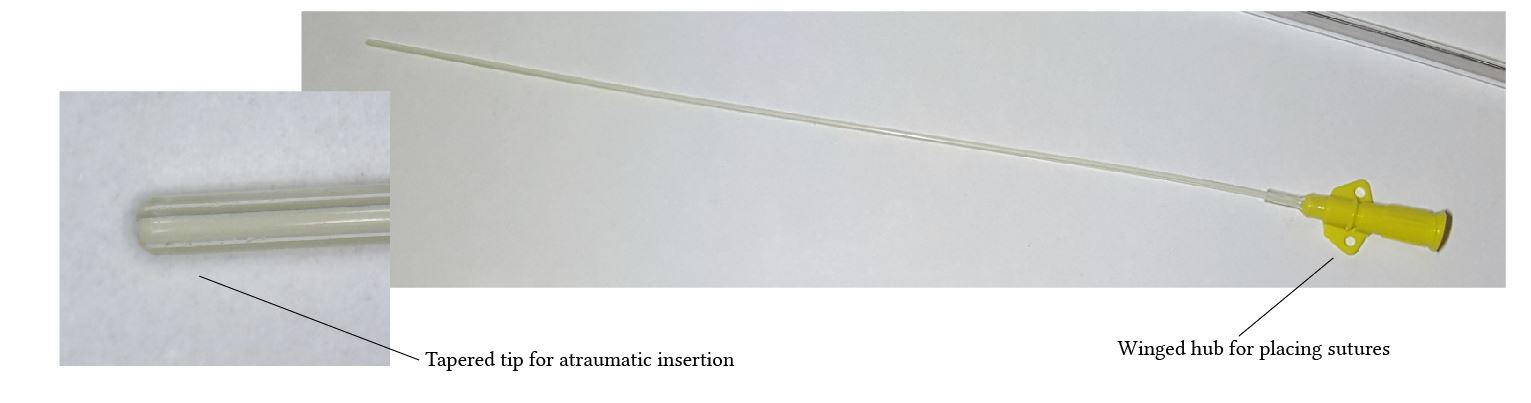 Arterial line catheter