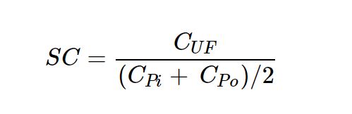 another sieving coefficient equation